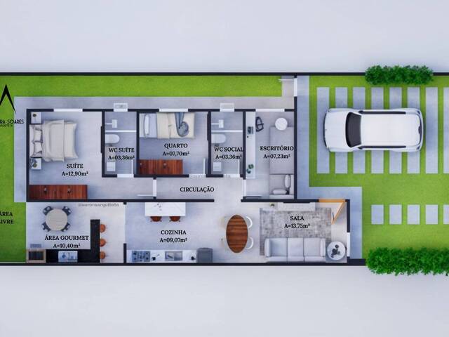 #3200 - Casa para Venda em Feira de Santana - BA - 3
